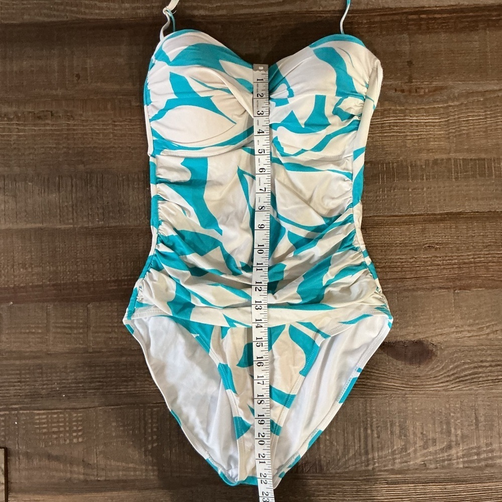 Anne Cole Women's Standard Twist Front Shirred One Piece Swimsuit Size 12 - Picture 3 of 6